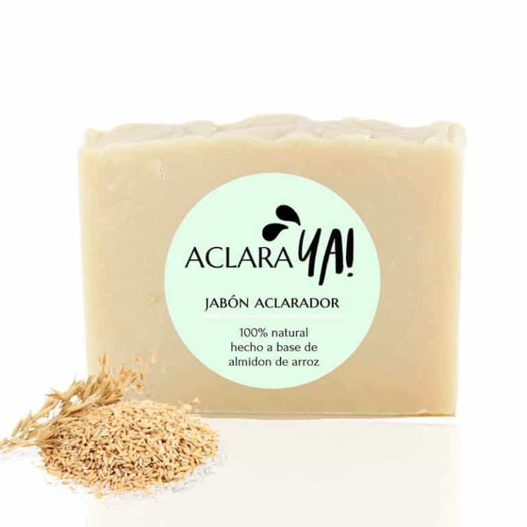 jabon artesanal para aclarar la piel