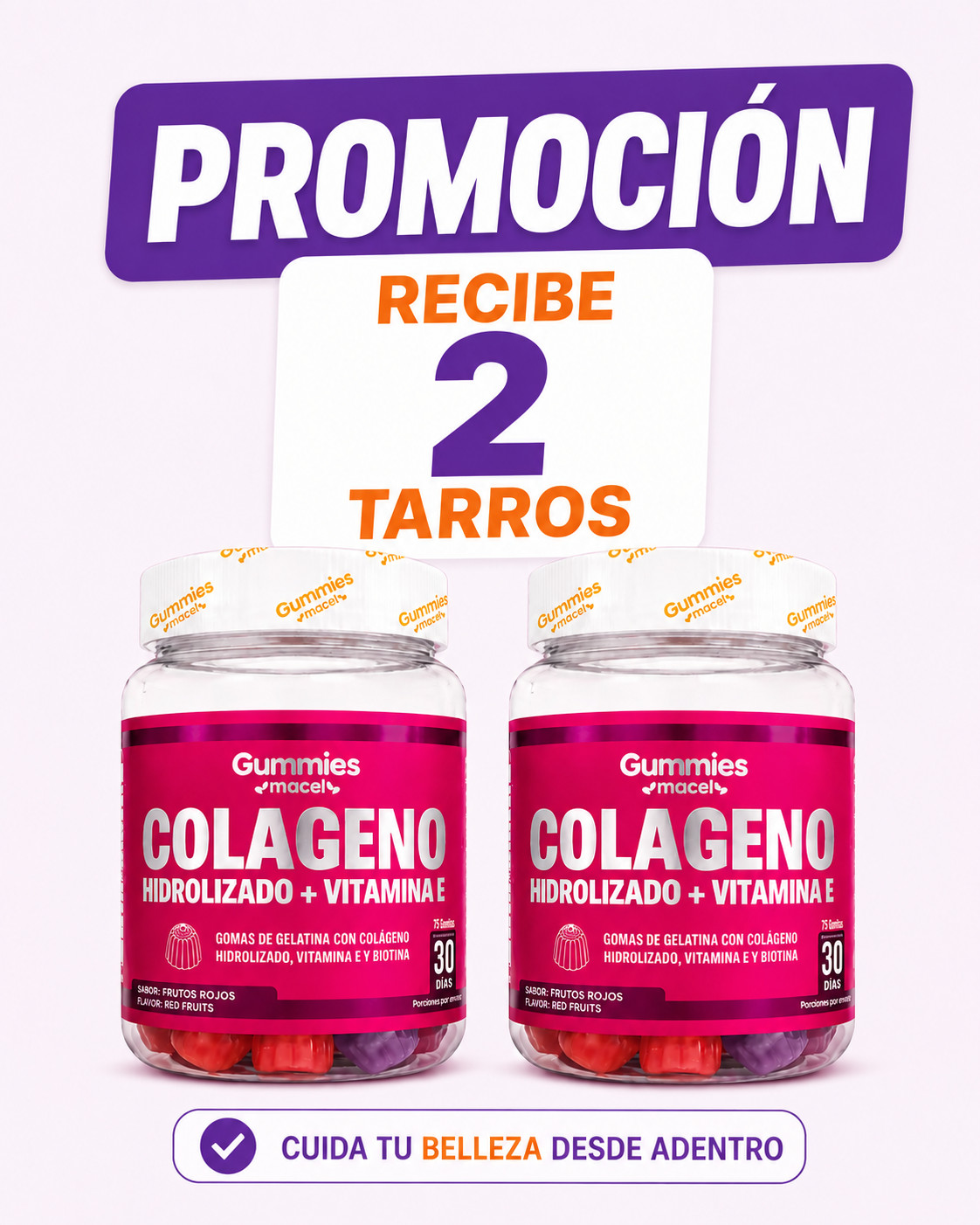COLAGENO + BIOTINA EN GOMITAS! - Imagen 2